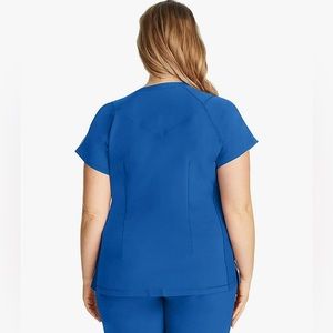 Never Worn Light Blue HH360 Scrubs Top and Bottoms Set